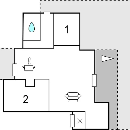 Awesome In Nex With 2 Bedrooms And Wifi Дом отдыха Snogebaek